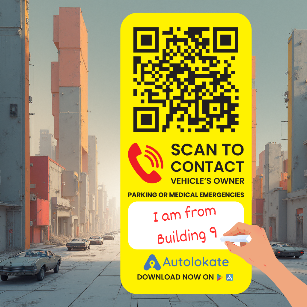 QR code for Car + (1 FREE Bike QR with Every Order)