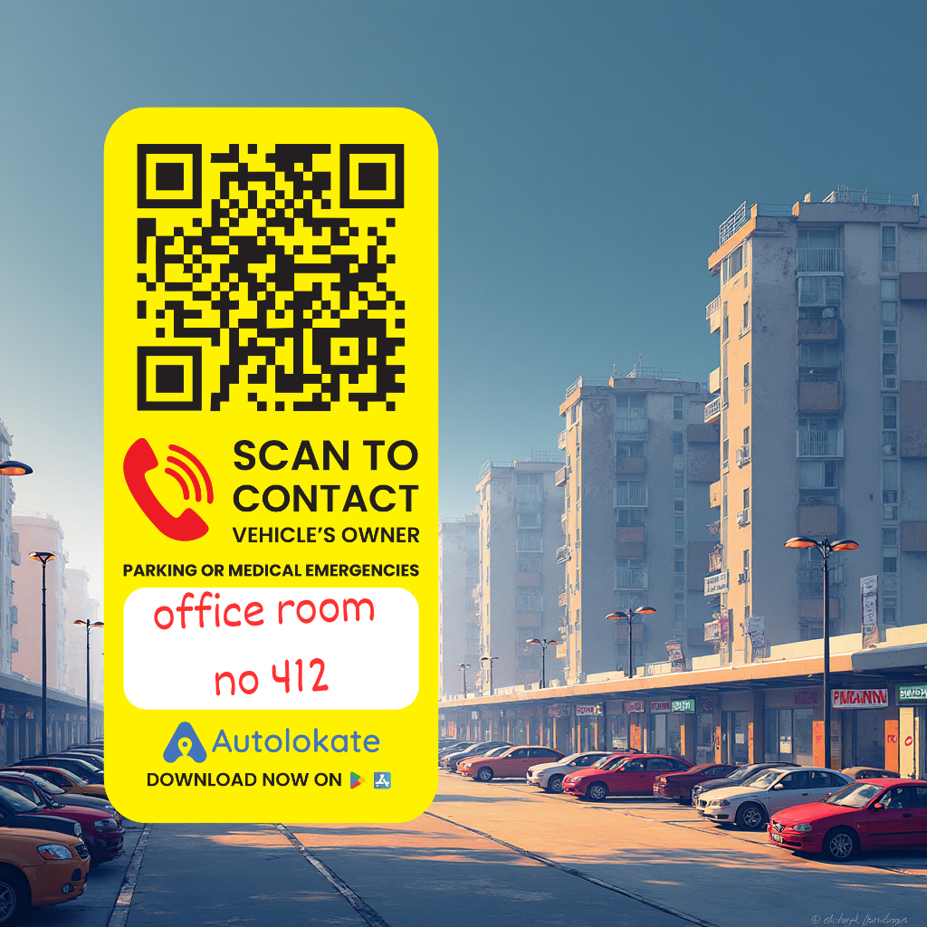 QR code for Car + (1 FREE Bike QR with Every Order)